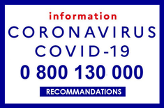 Information Coronavirus 0800 130 000